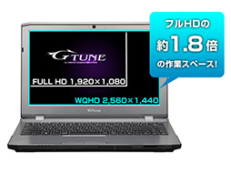 画像ギャラリー No.004のサムネイル画像 / G-Tune,13.3インチ・2560×1440ドットのIGZO液晶搭載ゲーマー向けノートPCを発売。GTX 860M搭載で価格は10万円強から