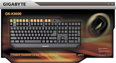 画像集#006のサムネイル/GIGABYTE,“黒軸”採用でマクロ機能搭載のゲーマー向けキーボードを発売