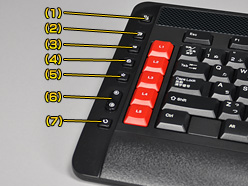 画像ギャラリー No.014のサムネイル画像 / 5000円で買えるゲーマー向けキーボード「OWL-KB119GM(B)」レビュー