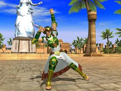 画像ギャラリー No.002のサムネイル画像 / 「ドルアーガの塔」おしゃれ装備「ヒルダル装備(緑)」登場