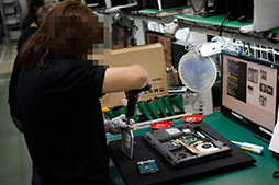 画像集#023のサムネイル/ドスパラのゲームPC「GALLERIA」はこうして作られる。初公開されたPC組み立て工場内部を見学してきた
