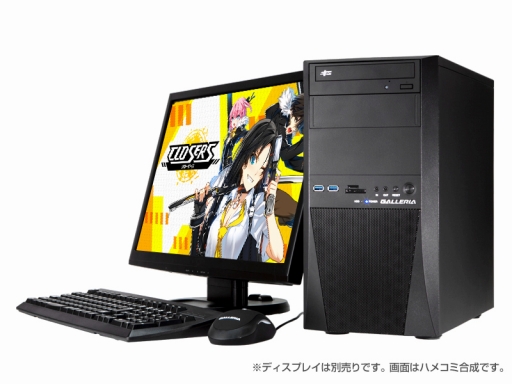 画像ギャラリー No.002のサムネイル画像 / GALLERIAから「CLOSERS」推奨PC計5機種が登場。ゲーム内特典付き
