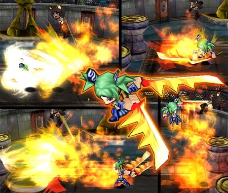 画像ギャラリー No.003のサムネイル画像 / 「ゲットアンプドX」,新アクセサリ登場。業火をまとった双剣「サーマルバイト」