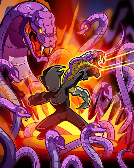 画像ギャラリー No.002のサムネイル画像 / 「ゲットアンプドX」,コブラの力を宿した新アクセサリ「王蛇拳」を追加