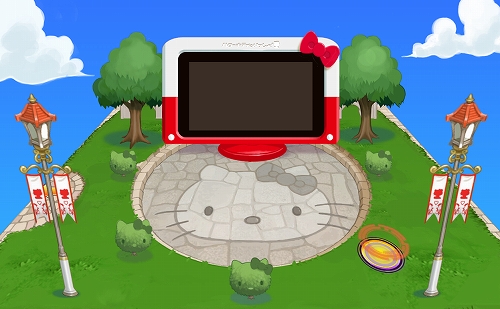 画像ギャラリー No.001のサムネイル画像 / アットゲームズ,セルフィタウンに“ハローキティといっしょ!”コラボエリア登場