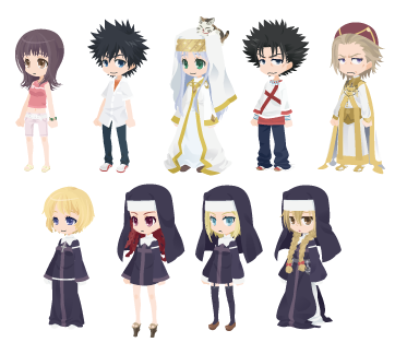 画像ギャラリー No.002のサムネイル画像 / 「アットゲームズ」に「とある魔術の禁書目録II」のアバターアイテムが登場