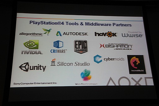 #002Υͥ/Game Tools  Middleware Forum 2013׳šSCEġκǿư򸫤롣PS4ưϡPS Vita̮︡Фäơ