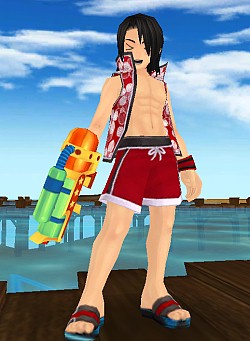 画像ギャラリー No.004のサムネイル画像 / 「TARTAROS」涼しげ南国ファッション登場。水鉄砲と合わせて手に入れよう