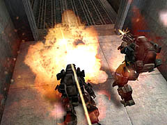 画像集#004のサムネイル/パワードスーツの兵士が大乱戦する「攻速機戦LANDMASS」の画像集を掲載