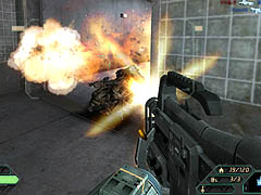 画像集#009のサムネイル/パワードスーツの兵士が大乱戦する「攻速機戦LANDMASS」の画像集を掲載