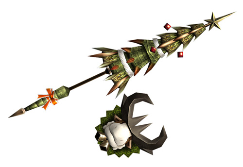 画像集#002のサムネイル/カードを集めて新武器を生産,「MHF」Xmasイベントが本日より開催