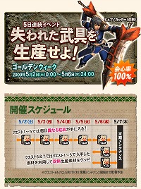 画像集#001のサムネイル/5月2日〜6日は,「MHF」で“失われた武具”を生産しよう