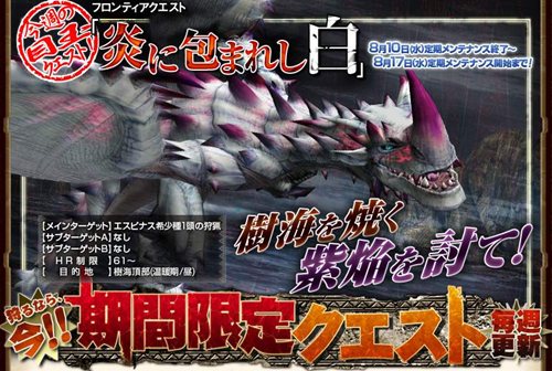 画像ギャラリー No.002のサムネイル画像 / 「MHF」期間限定クエスト情報公開。狩人祭は8月10日から入魂祭がスタート