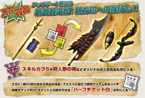 画像ギャラリー No.002のサムネイル画像 / 「MHF」,入賞賞品などが増えた“第50回公式狩猟大会”を11月25日に開催