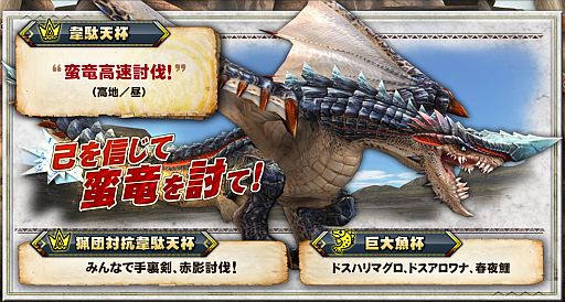 画像ギャラリー No.001のサムネイル画像 / 「MHF」,3月9日から公式狩猟大会を開催。上位入賞目指して蛮竜に挑め