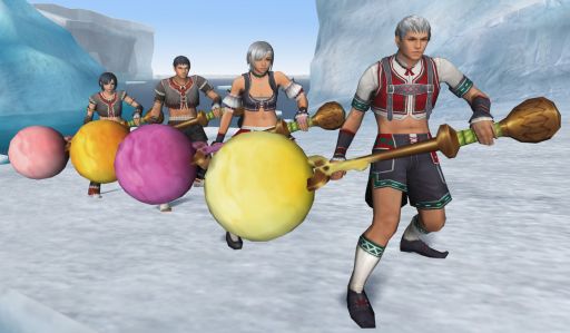 画像ギャラリー No.008のサムネイル画像 / 「MHF」,江崎グリコとのコラボ企画開催。オリジナル武器は「新アイスの実」