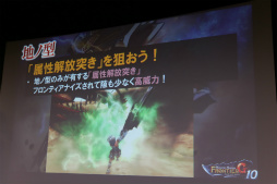 画像ギャラリー No.005のサムネイル画像 / 「MHF-G」の「新アクション!スラッシュアックスF先行体験会」が開催。「G10」アップデートの最新情報もお披露目に