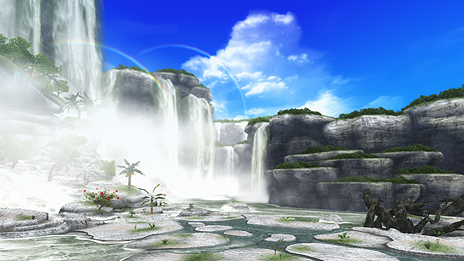 画像ギャラリー No.009のサムネイル画像 / 「MHF-Z」,G級クエストに登場する新モンスター「裂水竜 ゼナセリス」,そして新フィールド「彩の滝」の情報が公開