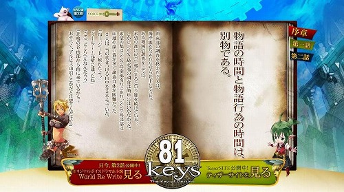 画像ギャラリー No.002のサムネイル画像 / 「81Keys」ボイスドラマ第2話を明日公開&声優さん当てクイズ情報