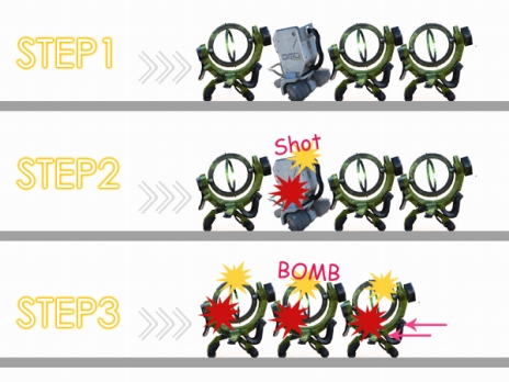 画像ギャラリー No.013のサムネイル画像 / 「クロスファイア」,アンデッドモード向け新マップ「Thunder Tower」などが実装。3体のモンスターをうまく連結させると作動するパズル的なギミックに注目