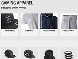画像ギャラリー No.002のサムネイル画像 / SteelSeries,メーカーロゴやイメージイラスト付きアパレルグッズの国内発売を予告。ラインナップは帽子やTシャツ,そして全身スーツ?