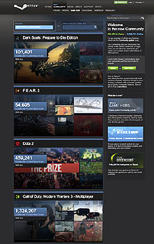 画像ギャラリー No.001のサムネイル画像 / オンライン配信サービス「Steam」のコミュニティ機能をググッと強化する「Steam Community」実装