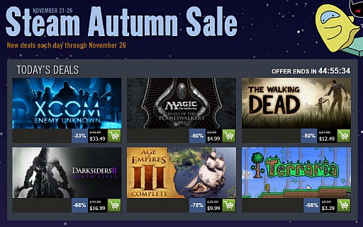 画像ギャラリー No.001のサムネイル画像 / Steamでホリデーセールス開始。「XCOM: Enemy Unknown」や「The Walking Dead」が驚きの値下げ価格で販売中