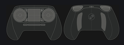 画像ギャラリー No.004のサムネイル画像 / Valveが斬新なデザインのコントローラ「Steam Controller」を発表。2つのトラックパッドとタッチスクリーンで,あらゆるジャンルのゲーム操作を実現