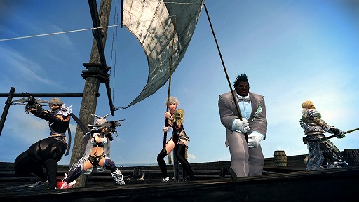 画像ギャラリー No.001のサムネイル画像 / 「マビノギ英雄伝」,ボールを蹴り当てアイテムを入手するイベントがスタート