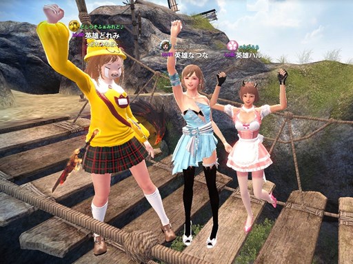 画像ギャラリー No.001のサムネイル画像 / 「マビノギ英雄伝」イベント「チーム対抗 GM討伐イベント」や「百桜祭」を開催