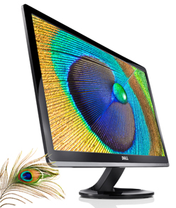 画像ギャラリー No.001のサムネイル画像 / Dell,最薄部9.9mmの薄型23インチフルHDディスプレイ。高速応答性もウリ