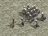 画像集#003のサムネイル/開発中のMMORPG「アッピーオンライン2」(仮)の,戦闘画面が公開に