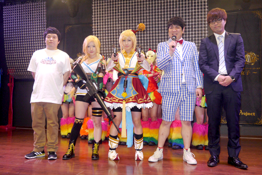 画像ギャラリー No.021のサムネイル画像 / 「ELSWORD」,セクシー&アクション満載の新CMと仮面女子のライブで盛り上がった「新CM&イメージソング発表会」をレポート