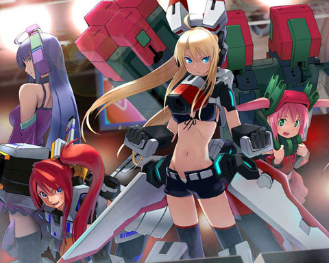 画像ギャラリー No.002のサムネイル画像 / 「コズミックブレイク」,4人の女の子が期間限定で「梅ガラポン」に登場だ