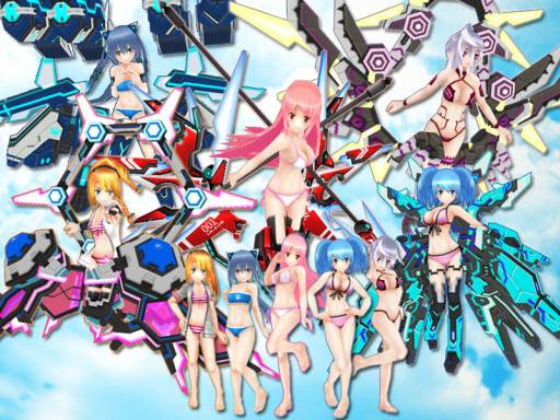 画像ギャラリー No.001のサムネイル画像 / 「コズミックブレイク」ビキニ姿のキャラが明日発売の「サマーガラポン」で登場