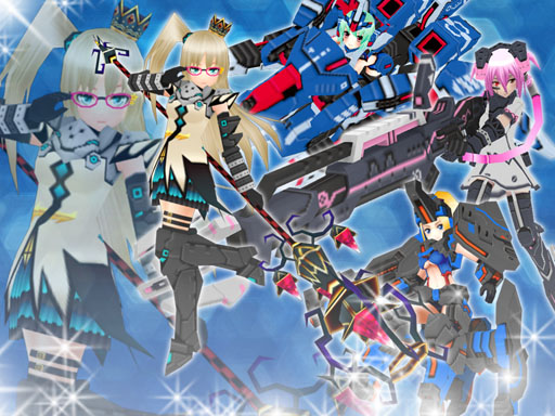 画像ギャラリー No.001のサムネイル画像 / 「コズミックブレイク」,武器パーツを換装したキャラクター達が12月5日に登場