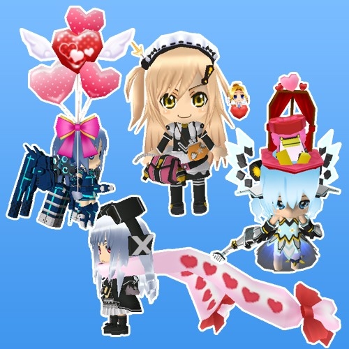 画像ギャラリー No.003のサムネイル画像 / 「コズミックブレイク」バレンタインをモチーフにした武器やアクセサリが登場