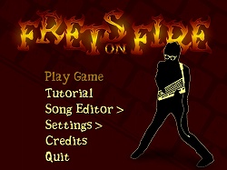 画像ギャラリー No.001のサムネイル画像 / インディーズゲームの小部屋:Room#56「Frets on Fire」