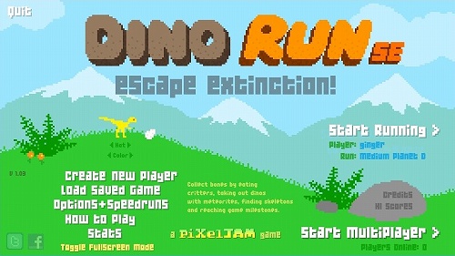 画像ギャラリー No.001のサムネイル画像 / インディーズゲームの小部屋:Room#179「Dino Run SE」