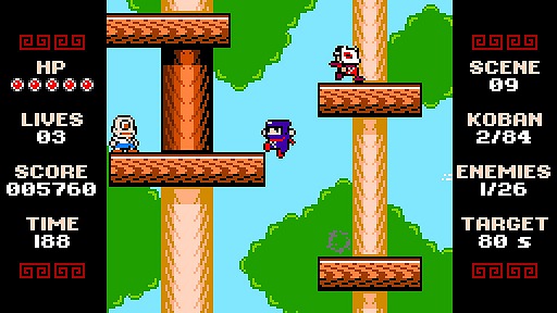 画像ギャラリー No.007のサムネイル画像 / インディーズゲームの小部屋:Room#420「Ninja Senki DX」