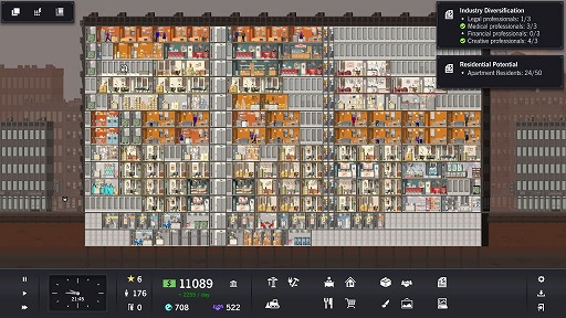 画像ギャラリー No.006のサムネイル画像 / インディーズゲームの小部屋:Room#447「Project Highrise」