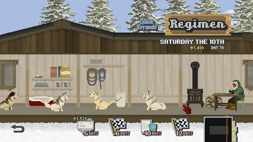 画像ギャラリー No.001のサムネイル画像 / インディーズゲームの小部屋:Room#458「Dog Sled Saga」