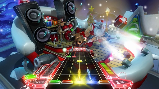 画像ギャラリー No.004のサムネイル画像 / インディーズゲームの小部屋:Room#460「Santa Rockstar」