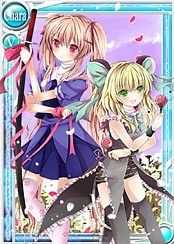 画像ギャラリー No.001のサムネイル画像 / 「桃色大戦ぱいろん」少女剣士と雷様のユニットカード「さくらとしおん」が登場