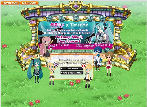 画像ギャラリー No.001のサムネイル画像 / アバターコミュニティ「TinierMe」,「初音ミク」とのコラボキャンペーン