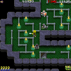 画像ギャラリー No.005のサムネイル画像 / AC版「ドルアーガの塔」の続編「ドルアーガの迷宮」,配信スタート