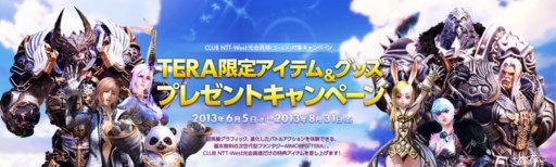 画像ギャラリー No.001のサムネイル画像 / 「TERA」フレッツ光CLUB NTT-West光会員を対象としたキャンペーン開催