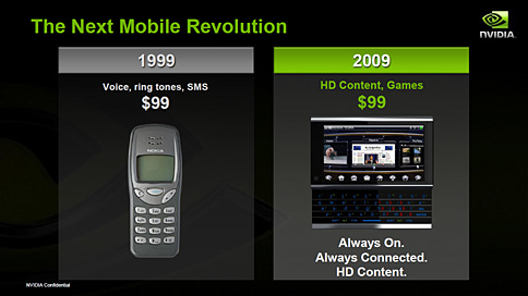 画像集#009のサムネイル/GeForceベースのインターネット端末は99ドルで購入可能に? NVIDIA,Tegra搭載MIDが2009年中に登場と予告