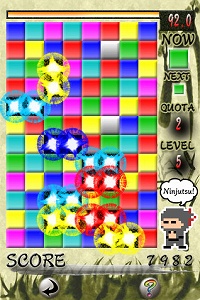 iPhoneϥ֥åäޤѥColor Ninjutsu Puzzle