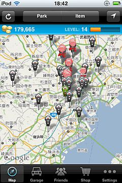 画像ギャラリー No.002のサムネイル画像 / iPhoneの位置情報を使ったアプリ「ジコ駐」のグローバル配信が開始